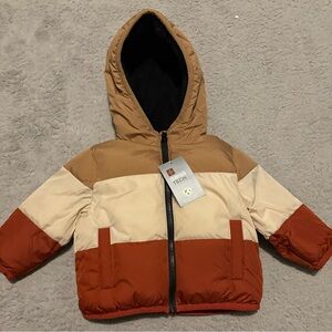 Children's Colorblock Hooded Jacket